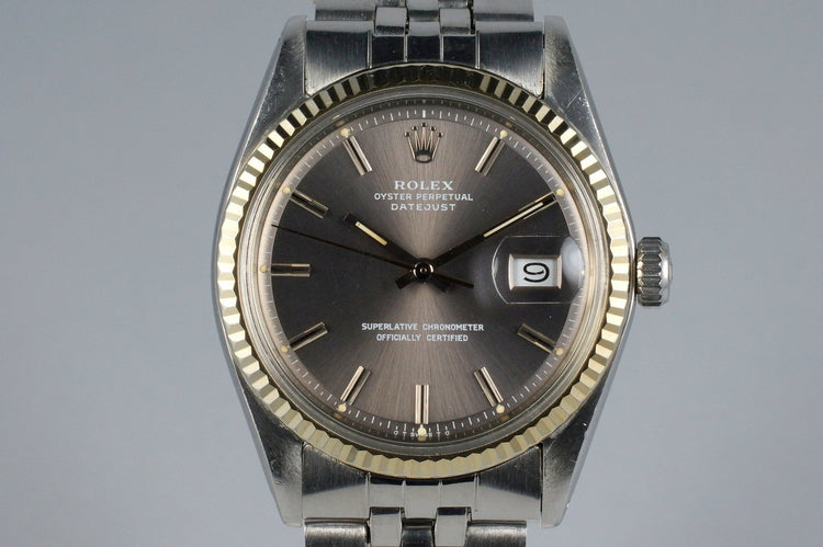 1972 Rolex DateJust 1601 Gray Sigma Dial