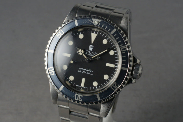 1978 Rolex Mk III Maxi Dial Submariner 5513