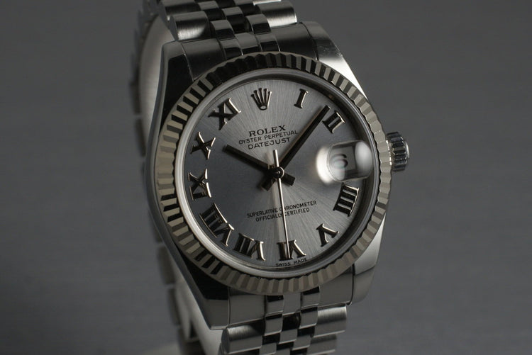 2007 Rolex MidSize Datejust 178274 with Box and Papers
