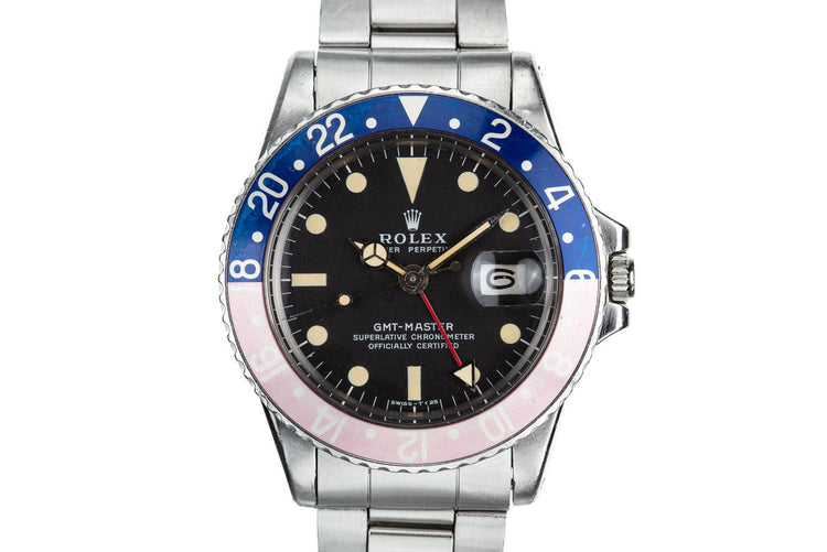 1971 GMT-Master 1675 "Pepsi" with Box and Papers