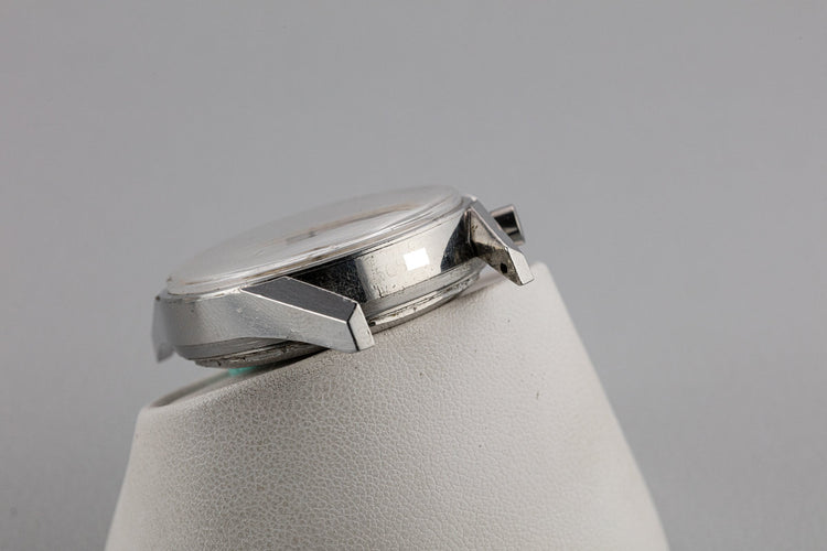 Heuer Carrera 2447 D with Early "Pie Pan" Dial and Sun Stamp Buckle