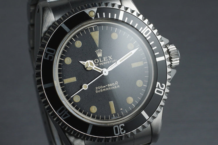 1963 Rolex Submariner 5513 PCG with Gilt UNDERLINE Dial