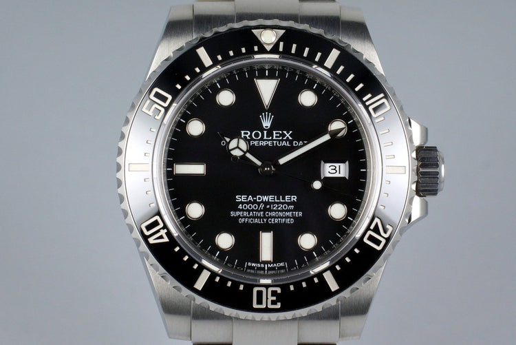2015 Rolex Ceramic Sea Dweller 116600 with Box and Papers