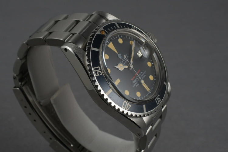 1969 Rolex Red Submariner 1680 Mark 4 with Faded Fat Font Insert