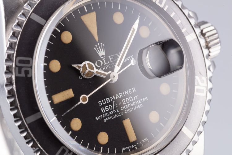 1978 Vintage Rolex Submariner 1680 with Box and Papers
