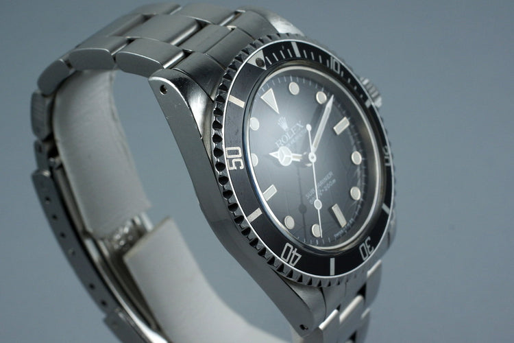 1985 Rolex Submariner 5513 with Spider Dial