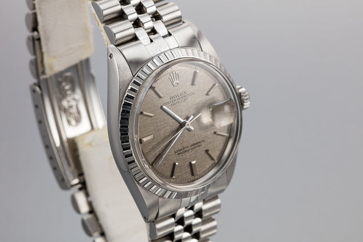1972 Rolex DateJust 1603 with Grey Linen Sigma Dial