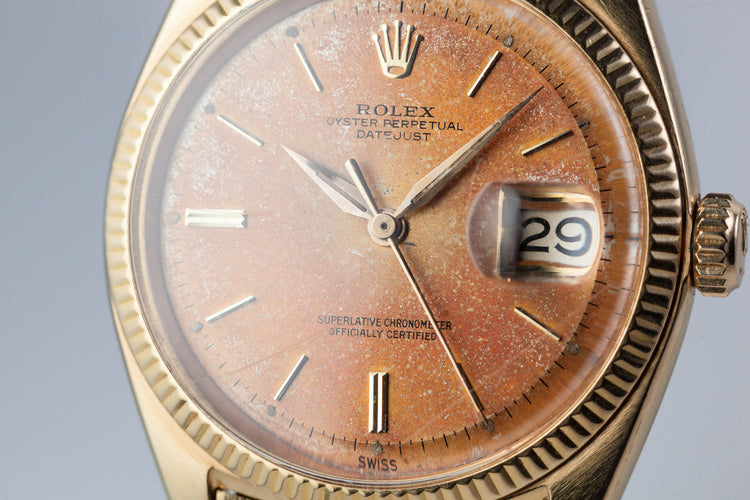 1961 YG Rolex DateJust 1601 with original Papers
