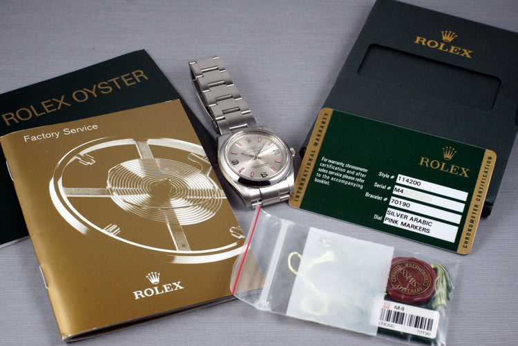 2007 Rolex Air King 114200 with Papers