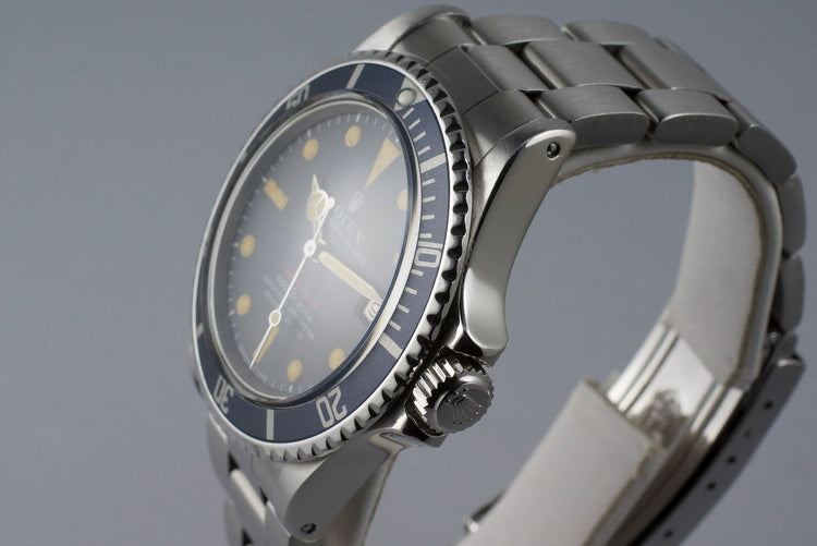 1970 Rolex Red Submariner 1680 Mark IV Dial with Box and RSC Papers