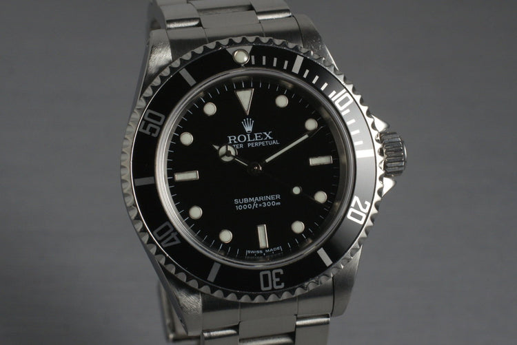 2003 Rolex Submariner 14060M with Box and Receipt
