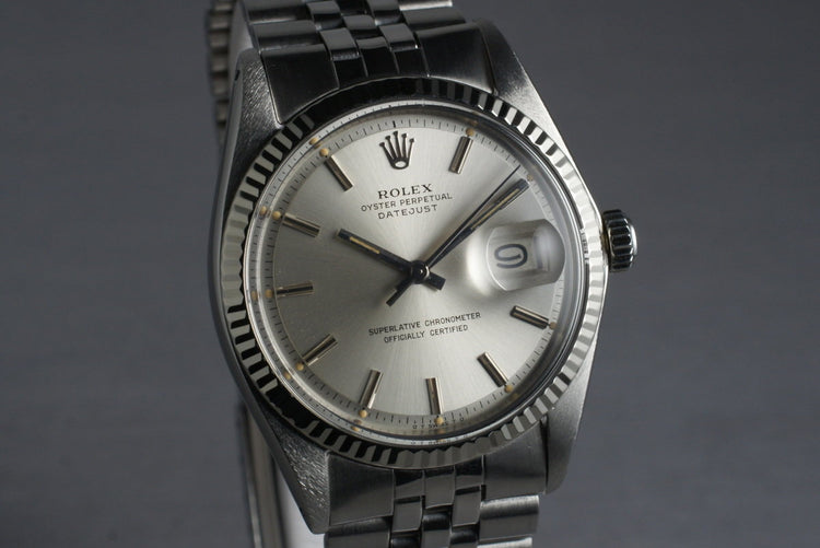 1972 Rolex DateJust 1601 Silver Sigma Dial