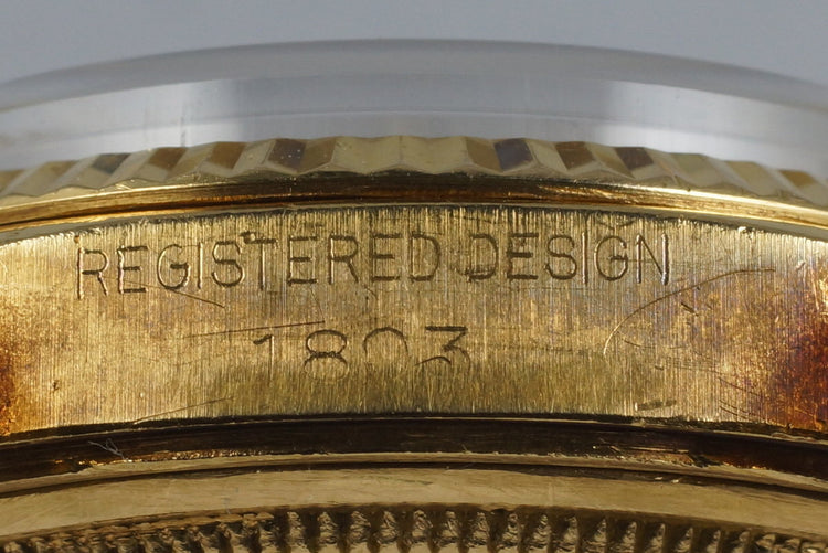 1971 Rolex YG Day-Date 1803 Silver ‘Wide Boy’ Sigma Dial