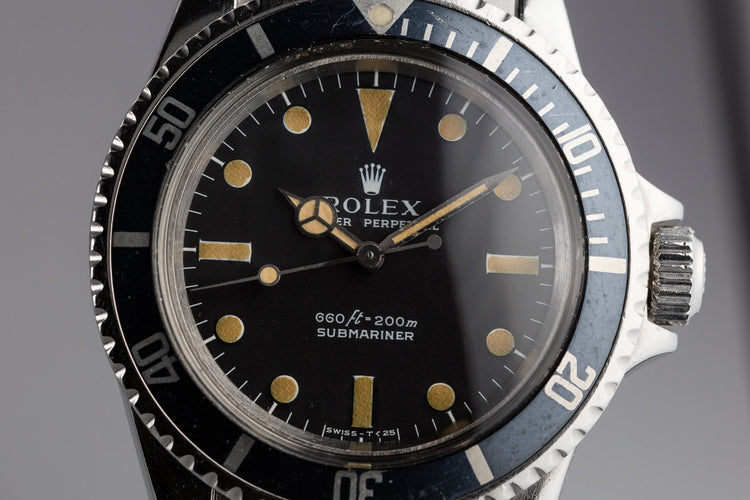 1973 Rolex Submariner 5513 Serif Dial