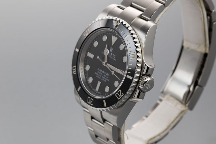 2014 Rolex Ceramic Submariner 114060 with Box and Papers