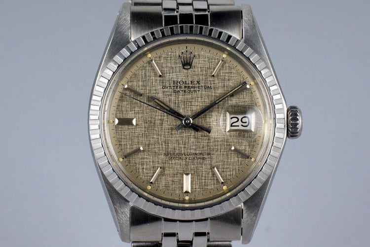 1970 Rolex DateJust 1603 Gray Linen Dial