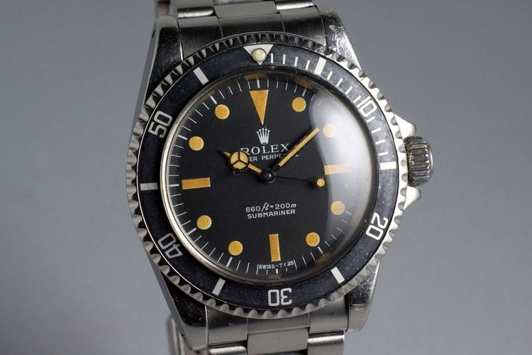 1972 Rolex Submariner 5513 Serif Dial