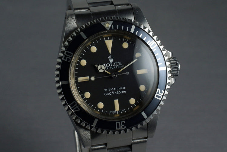 1981 Rolex Submariner 5513 Mark IV Maxi Dial