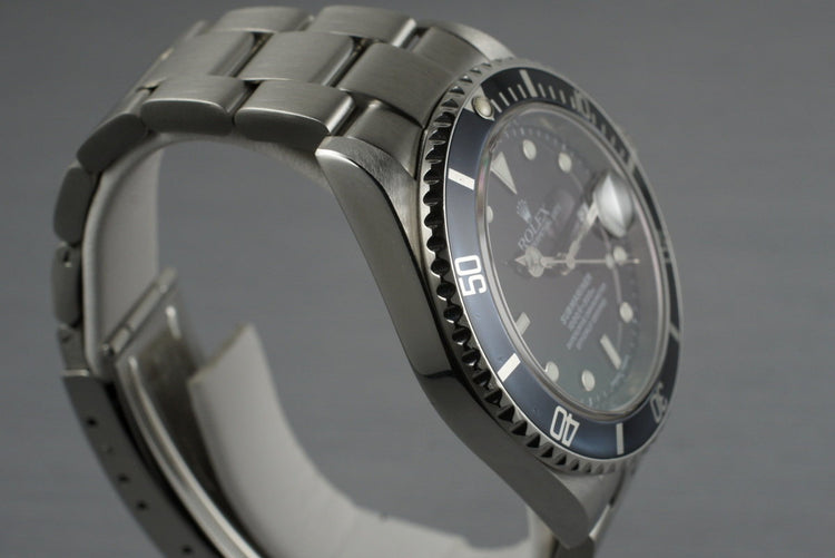 2002 Rolex Submariner 16610