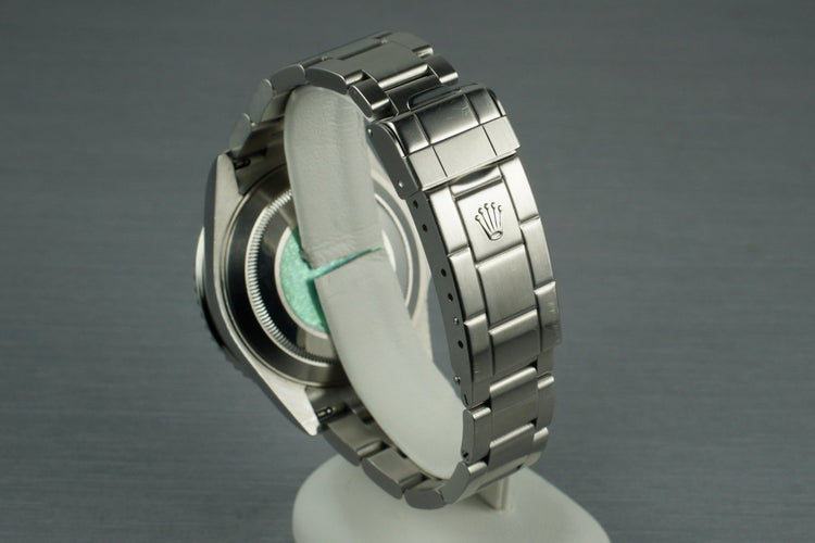 2005 Rolex Green Submariner 16610LV with Box and Papers