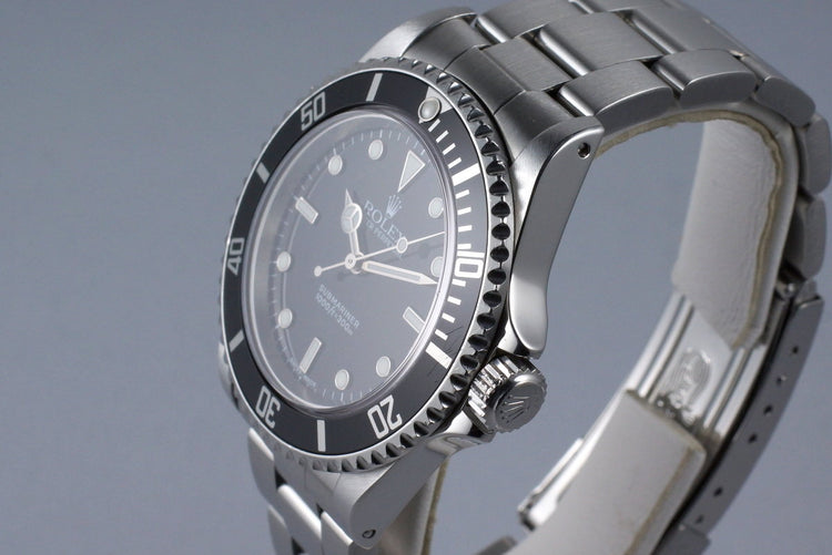 2004 Rolex Submariner 14060M with Box and Papers