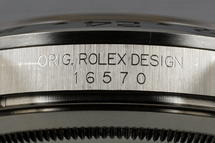 2000 Rolex Explorer II 16570 Black Dial with Box and Papers