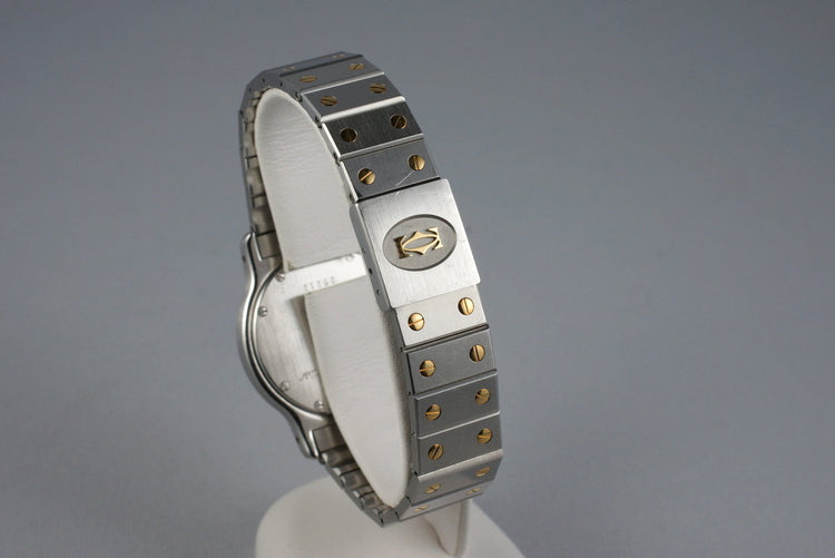 Cartier Ladies Quartz Two Tone Santos Octagon 187902