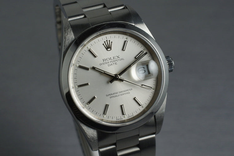 2000 Rolex Oyster Perpetual Date 15200 with Box and Papers