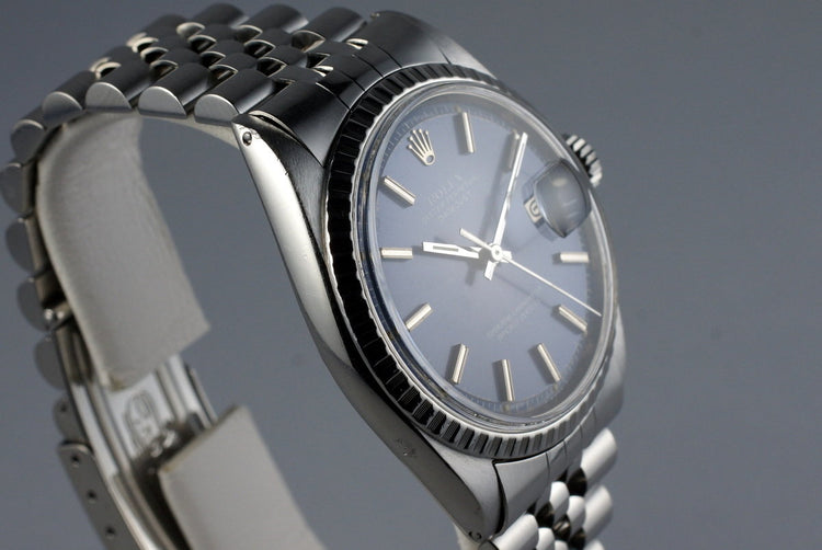 1970 Rolex DateJust 1603 Blue Dial