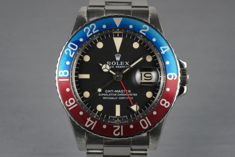1968 Rolex GMT 1675 with Mark I Dial