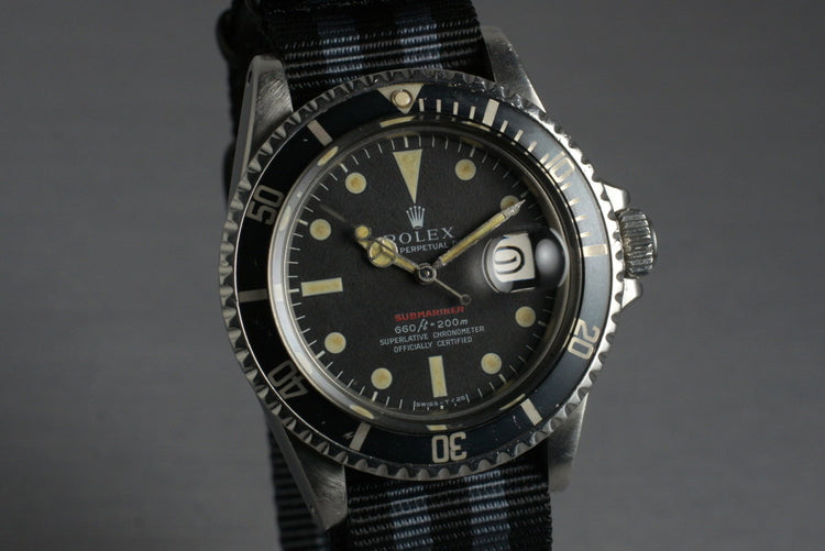 1970 Rolex Red Submariner 1680 with Mark IV Dial
