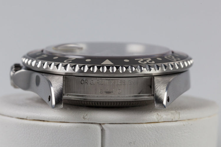 1999 Rolex GMT II 16710 with Swiss Only Dial