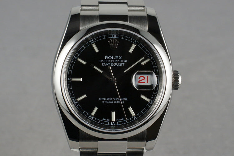 2007 Rolex DateJust With Box & Papers 116200