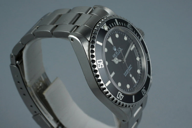 2001 Rolex Submariner 14060M