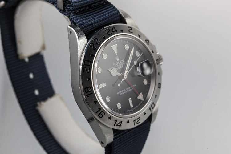 1995 Rolex Explorer II 16570 with Black Dial