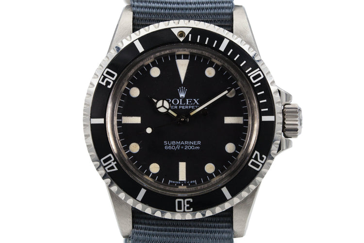 1983 Rolex Submariner 5513 Mark V Maxi Dial