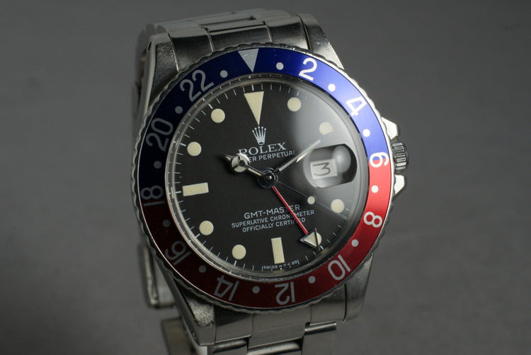 1968 Rolex GMT 1675 with Papers