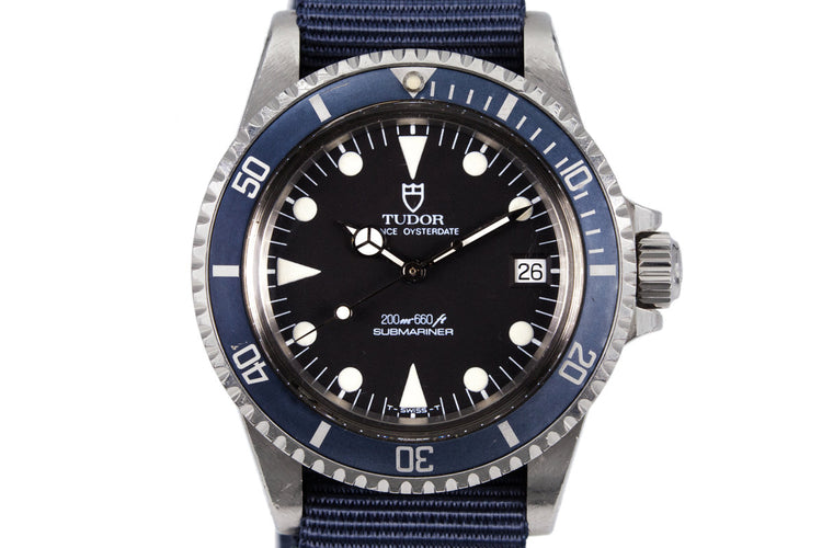 1990 Tudor Submariner 79090 Black Dial