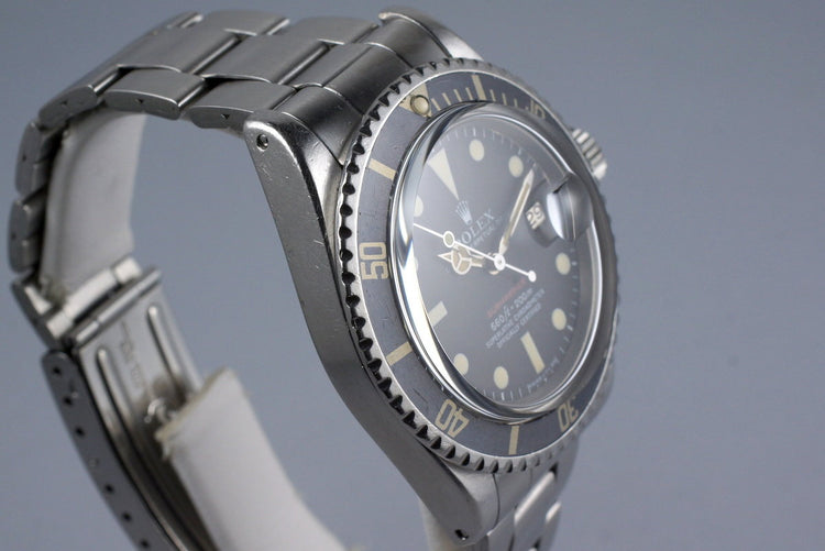 1970 Rolex Red Submariner 1680 Mark V Dial with RSC Papers