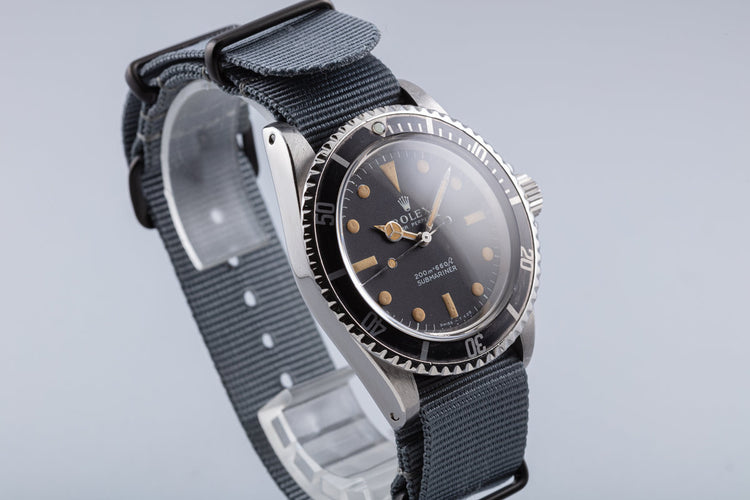 1969 Vintage Rolex Submariner 5513 Meters First Dial