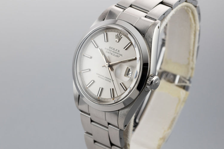 1972 Rolex DateJust 1600 Silver Dial
