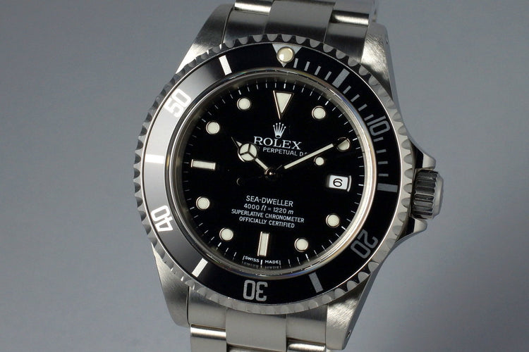 1999 Rolex Sea Dweller 16600