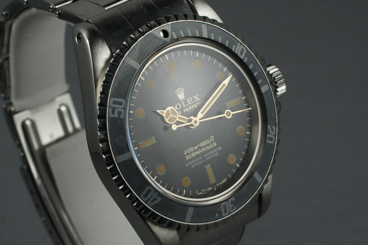 1964 Rolex Submariner 5512 with Glossy Gilt 4 Line Dial