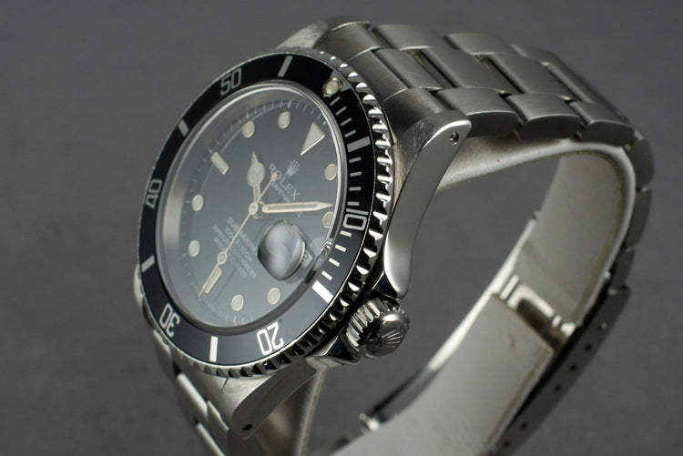 1995 Rolex Submariner 16610 with Box and Papers