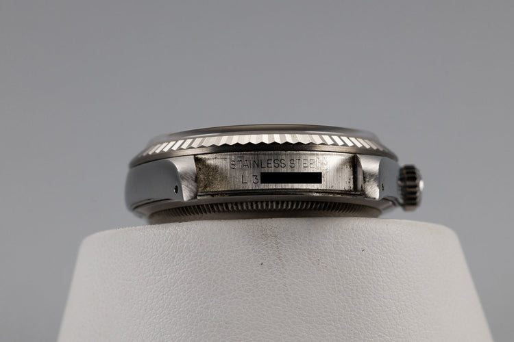 1990 Rolex DateJust 16234G with "Spidering" Blue Vignette Diamond Dial