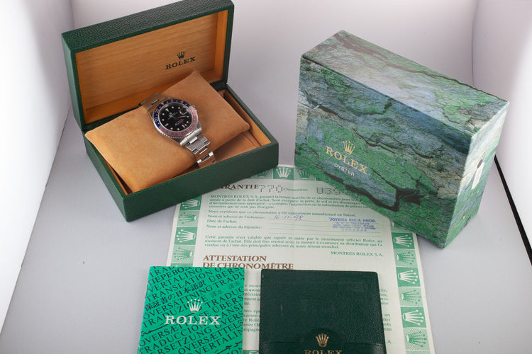 1997 Rolex Gmt-Master 16700 "Pepsi" with Box and Papers