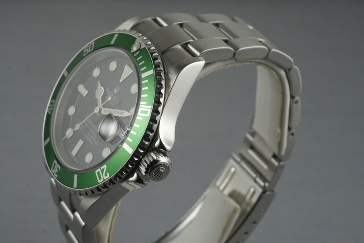 2009 Rolex Submariner 16610V with Box and Papers