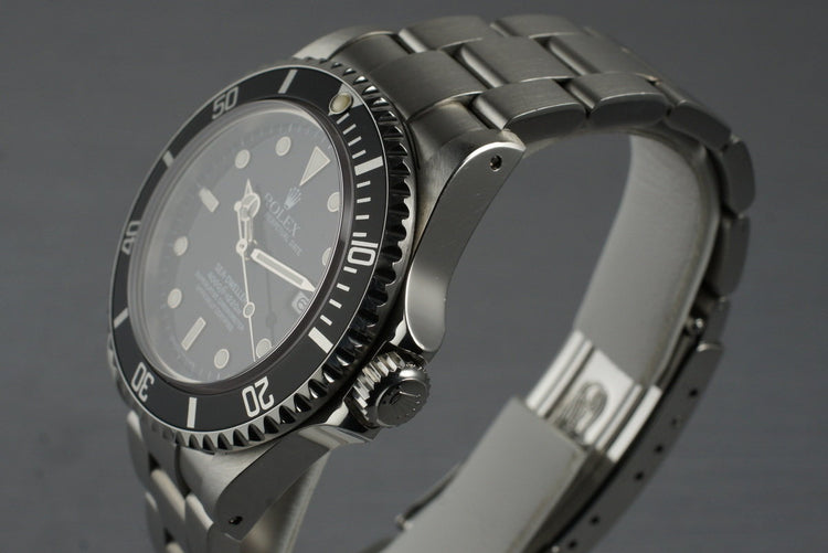 1995 Rolex Sea Dweller 16600 with Service Papers