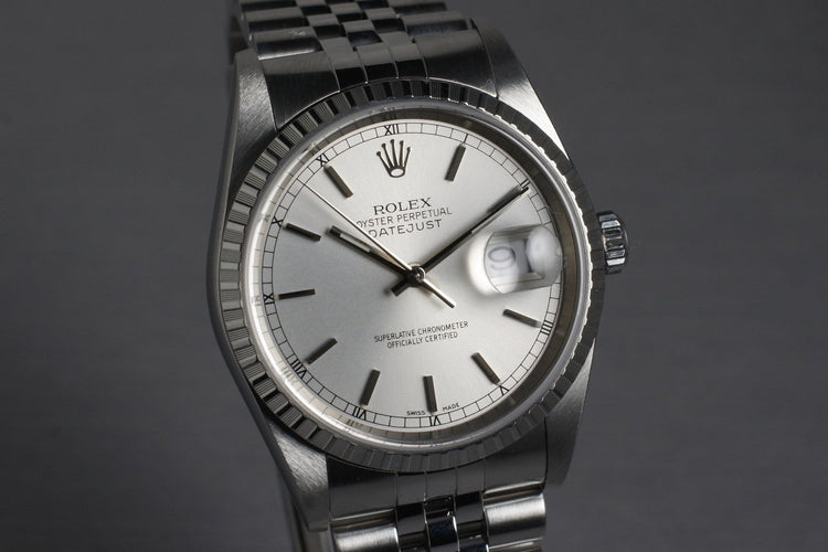 2003 Rolex DateJust 16220 with Box and Papers