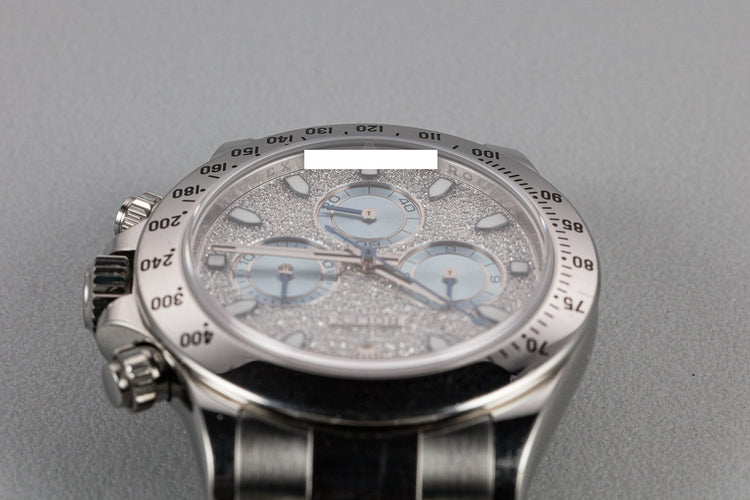 2015 Rolex Daytona 116520 with Factory Diamond Pave Dial with Box and Papers